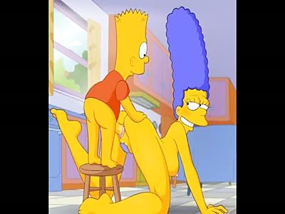 Simpsons Porn #1 Bart fuck Marge Cartoon Porn HD