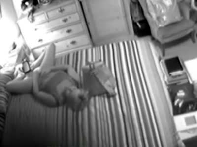 Horny mom caught masturbating on hidden spy cam