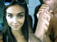 Blonde amateur girlfriend and her ex boyfriend in homemade sex video